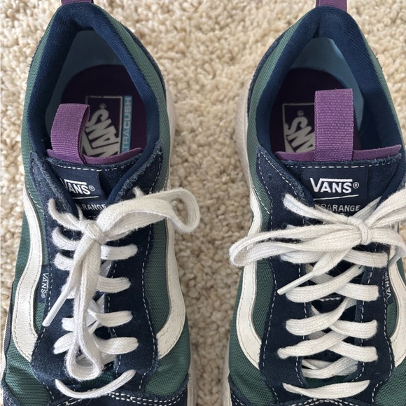 Mens Vans Green Blue Sneakers Size 11 - Picture 3 of 6